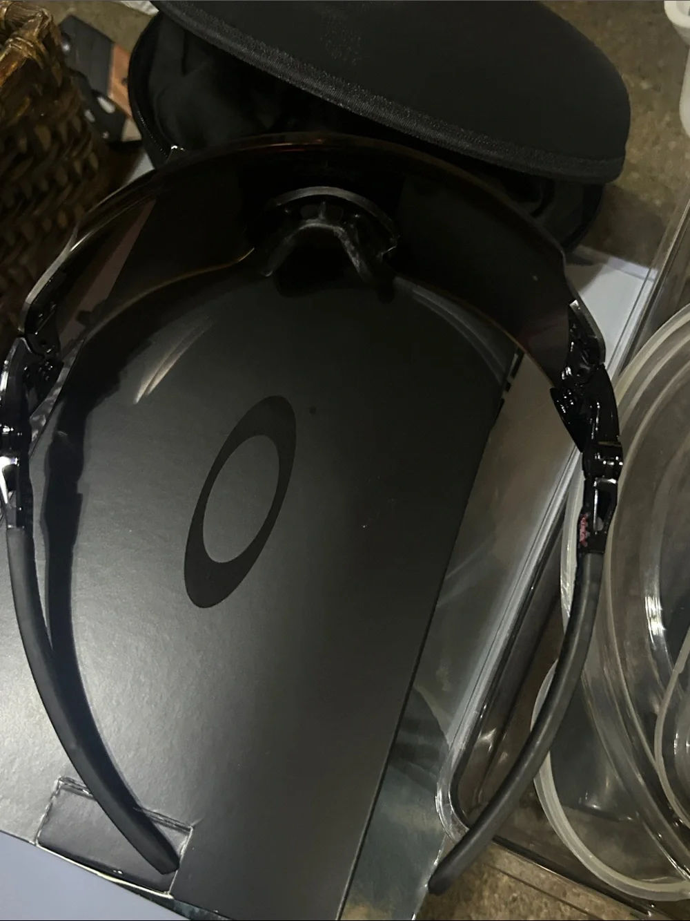 Oakley Kato Polished Black with Gold Mirrored Lens